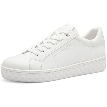 Marco Tozzi Plateausneakers , vrijetijdsschoen, lage schoen, veterschoen met onderlegde perforatie
