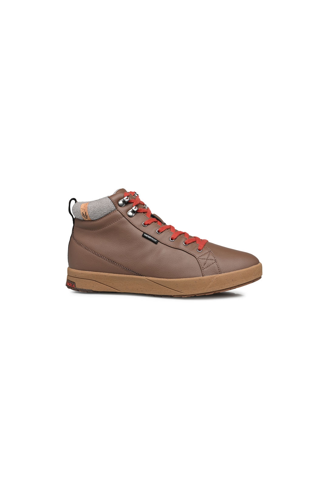 SAOLA Herren vegan Sneaker Herren Bergen Waterproof Warm Chocolate