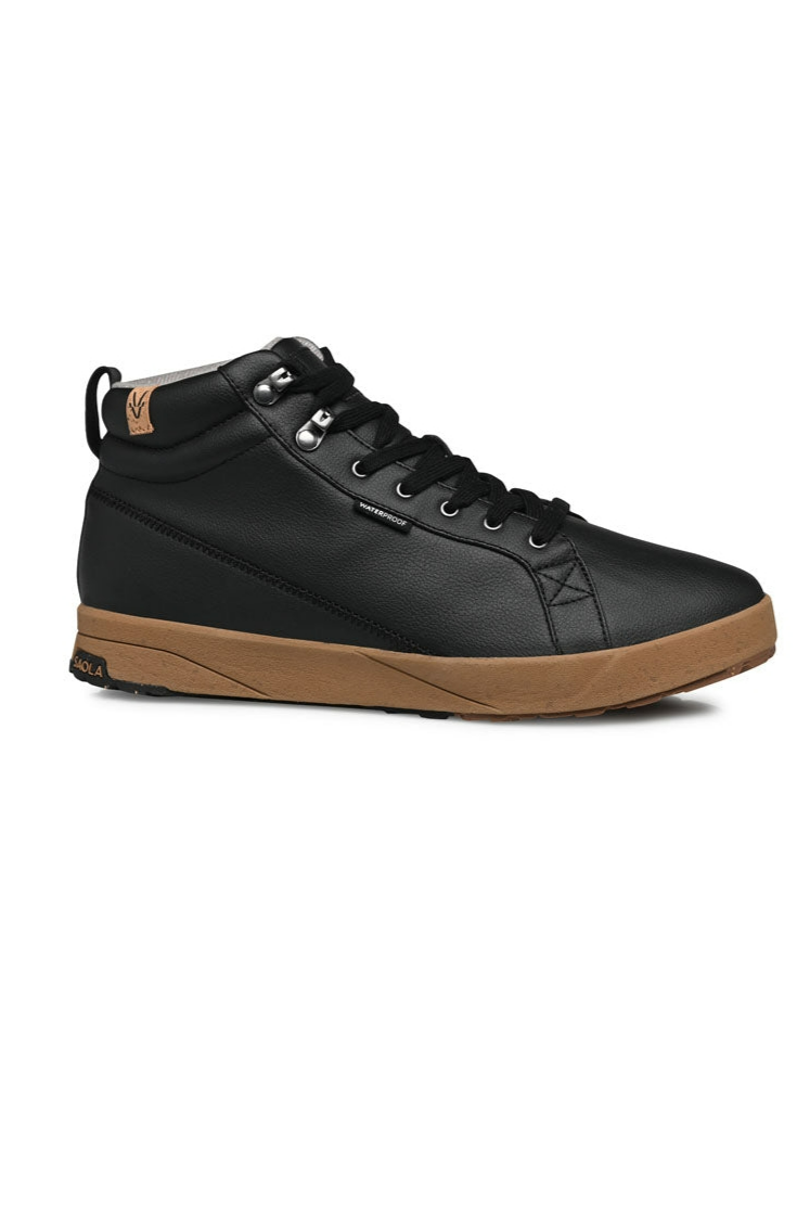 SAOLA Herren vegan Sneaker Herren Bergen Wasserdicht Schwarz