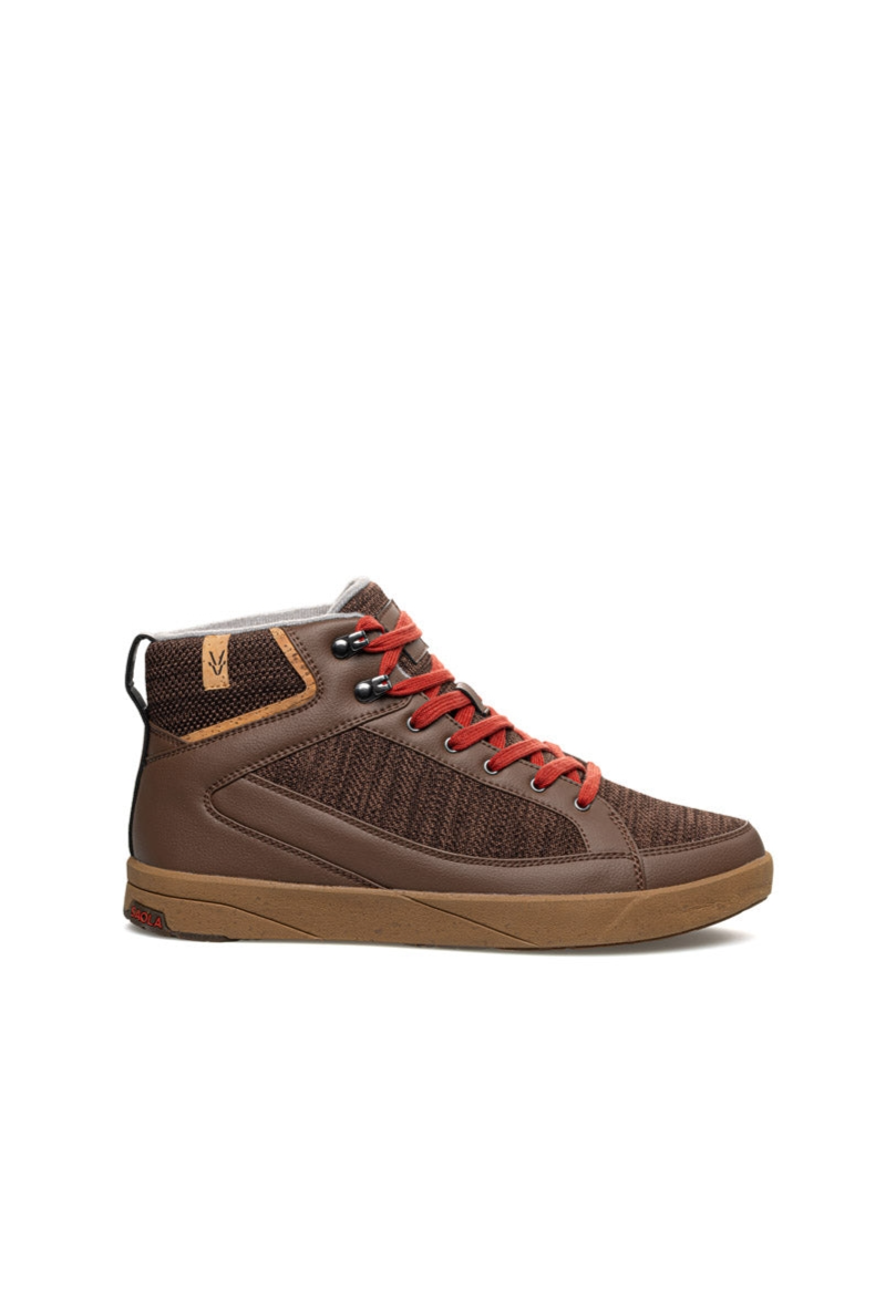 SAOLA Herren vegan Sneaker Herren Machu Waterproof Chocolate
