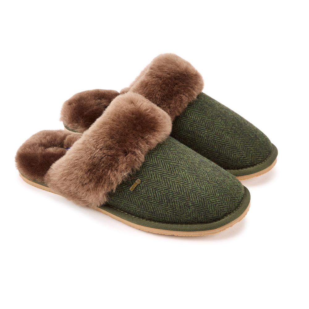 Dubarry Dames Pantoffel Mullingar Olive
