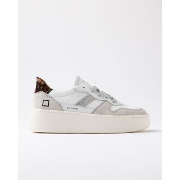 Date Lage Sneakers  W431-CP-VC-WD PLATFORM VINTAGE-WHITE LEOPARD