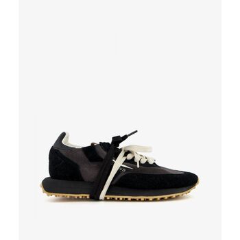Ghoud Lage Sneakers  SCLW-IS07 STARLIGHT LOW-GLITTER SUEDE BLACK
