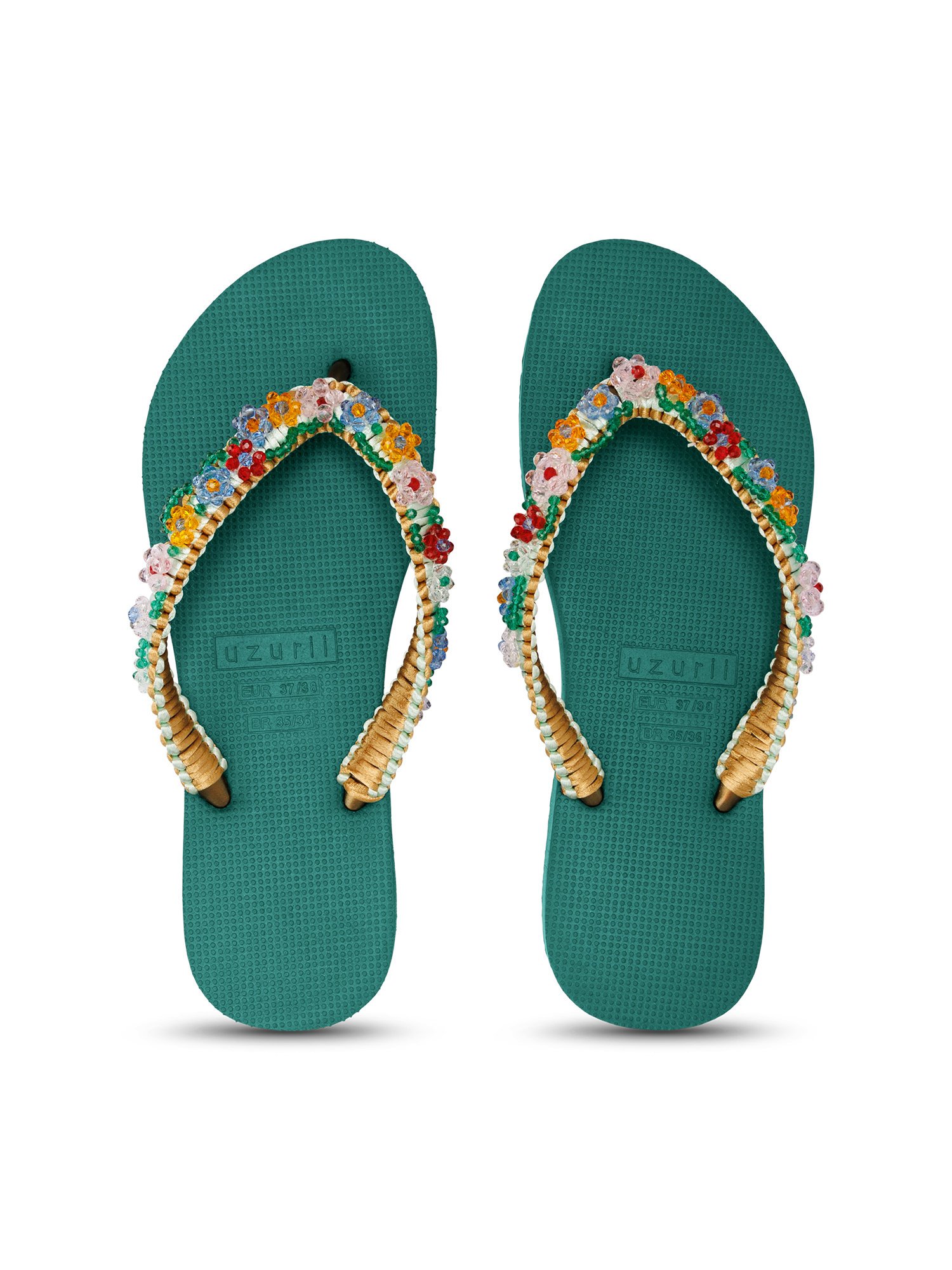 Uzurii Macrame daisy bosgroen