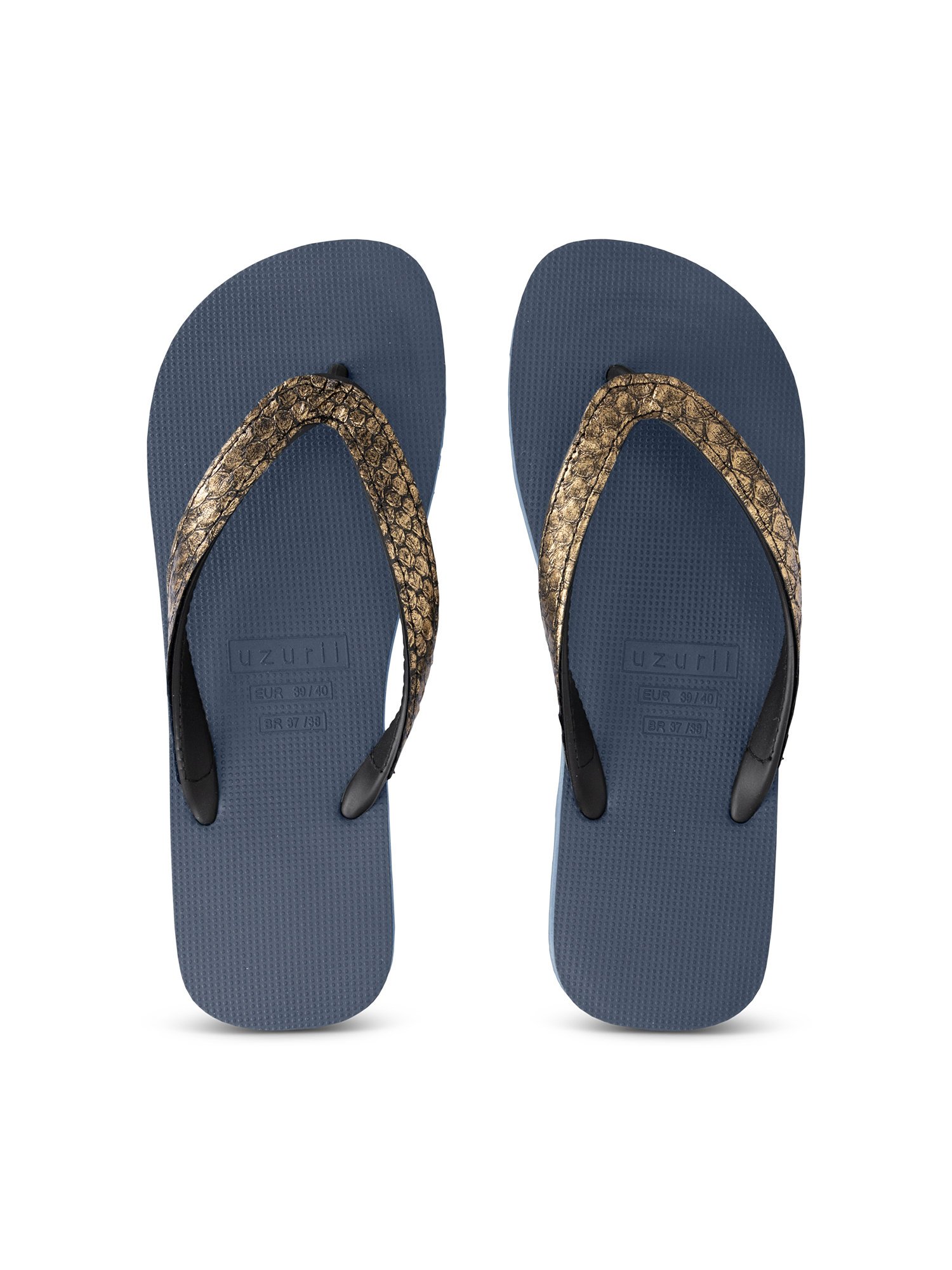 Uzurii Python bronze marineblauw
