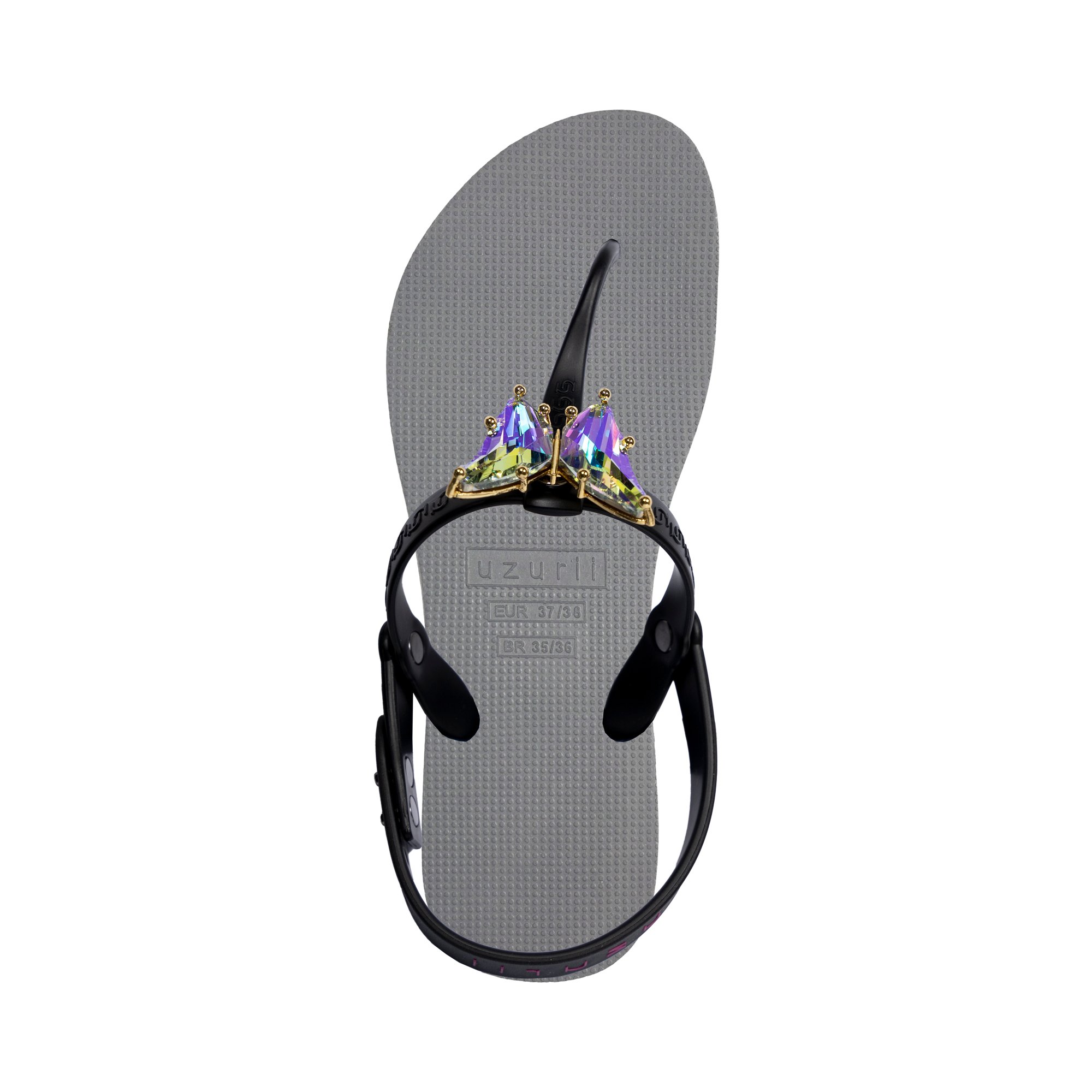 Uzurii Selena butterfly chrystal zilver