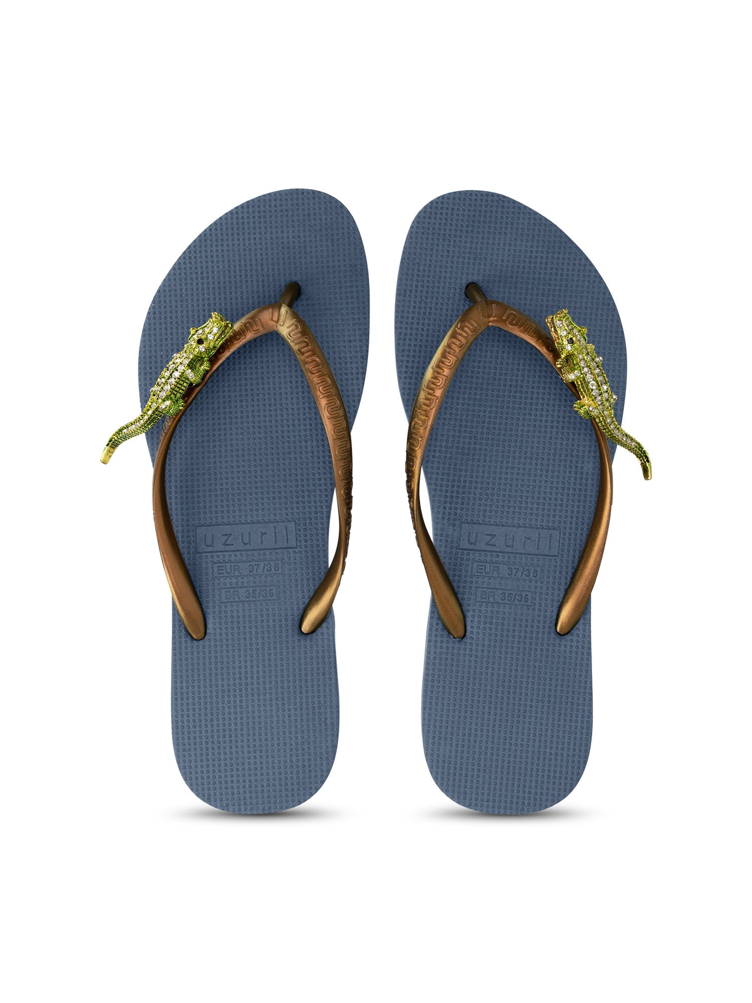 Uzurii Green crocodile switch marineblauw