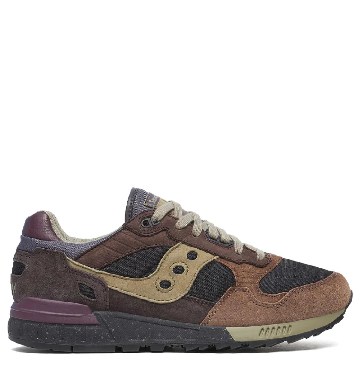 Saucony Shadow 5000 dark grey plum lage sneakers unisex