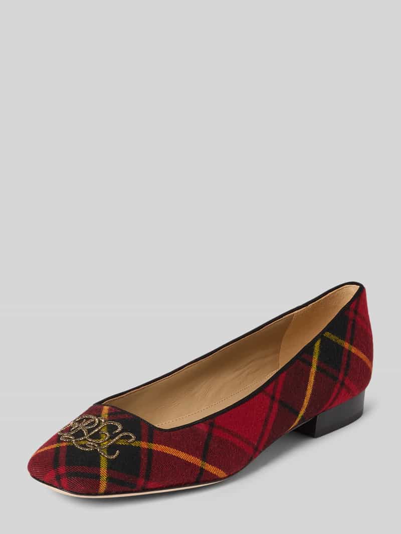 Lauren Ralph Lauren Ballerina's met labelstitching