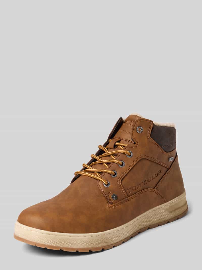 Tom Tailor Winterlaarzen , plateau, veterschoenen, high-top sneaker met binnenrits