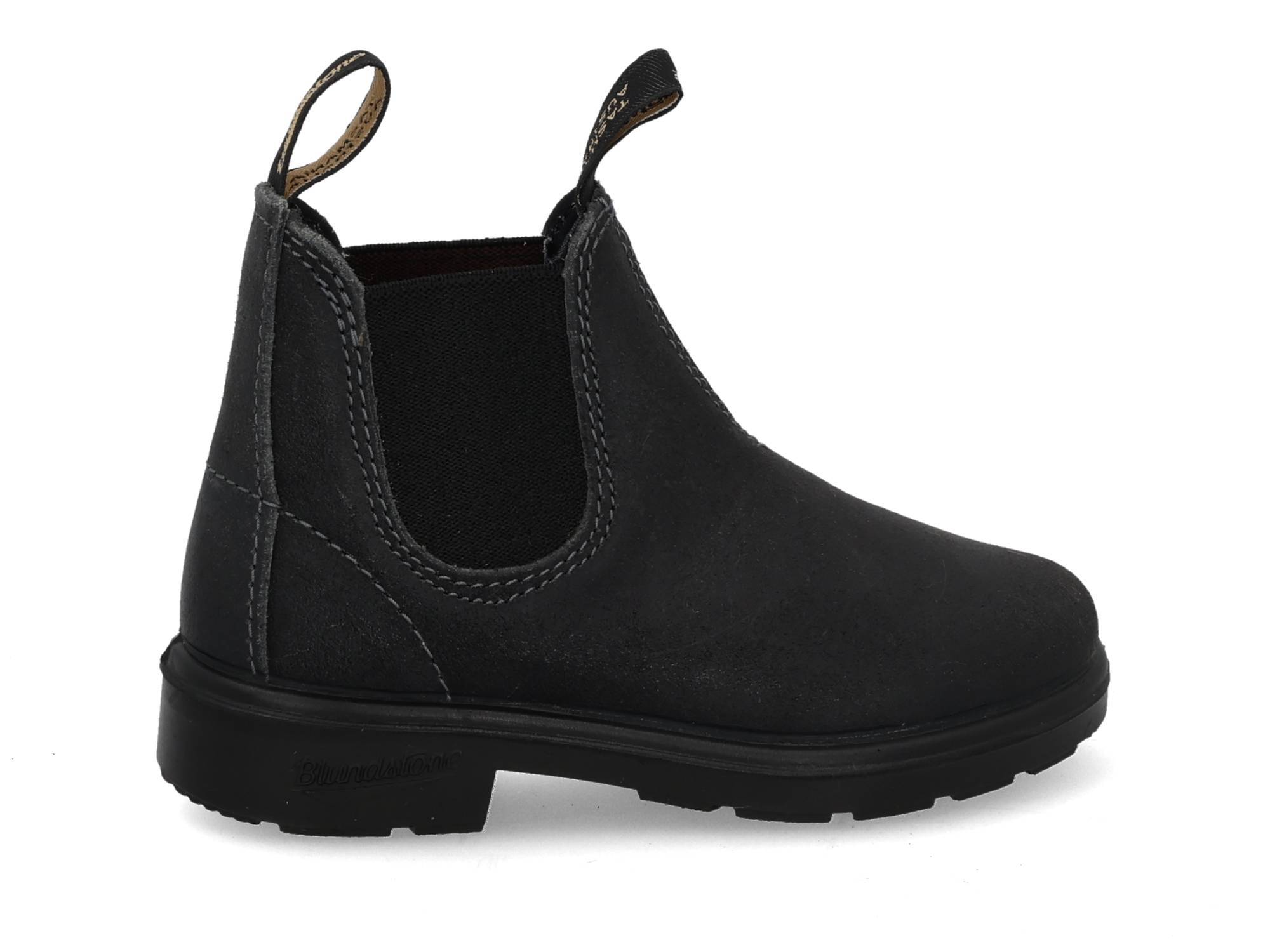 Blundstone 2594 kids waxed steel grey Grijs 