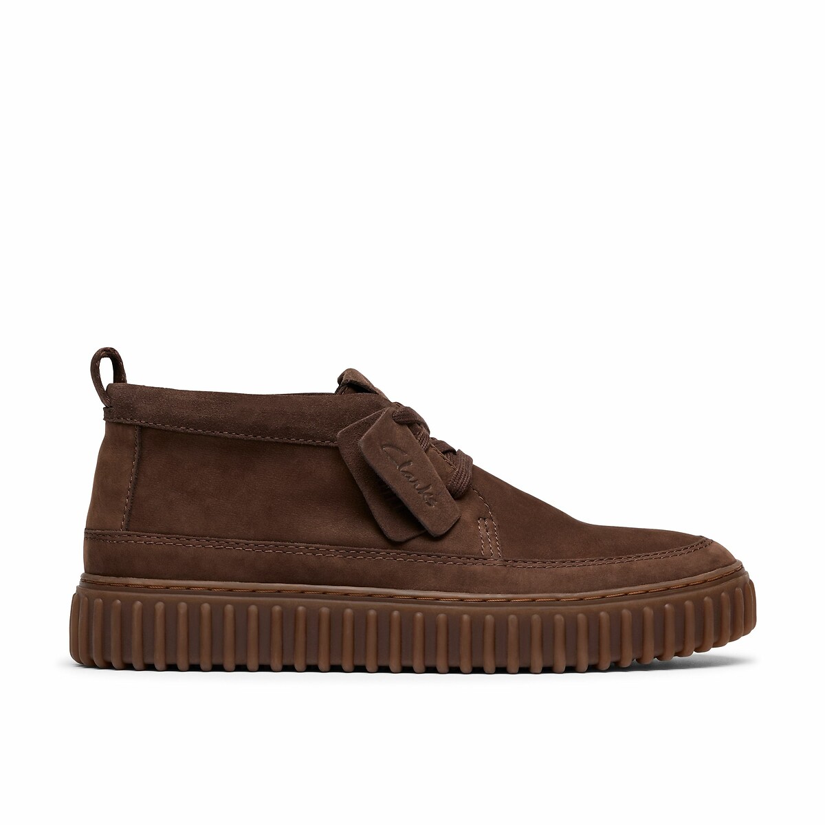 Clarks Sneakers Torhill Lace Hi Desert boots, veterboots met verwisselbaar voetbed