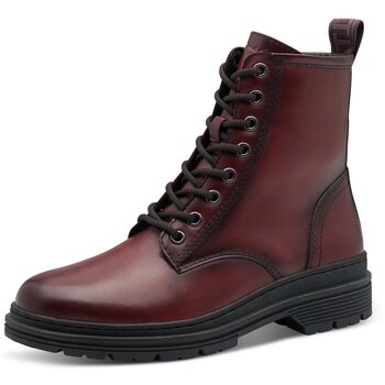 Tamaris Hoge veterschoenen , blokhak, veterlaarsje in trendy used look