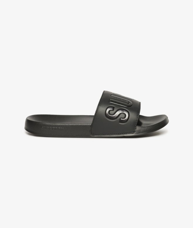 Superdry Vegan Core Badslippers Zwart
