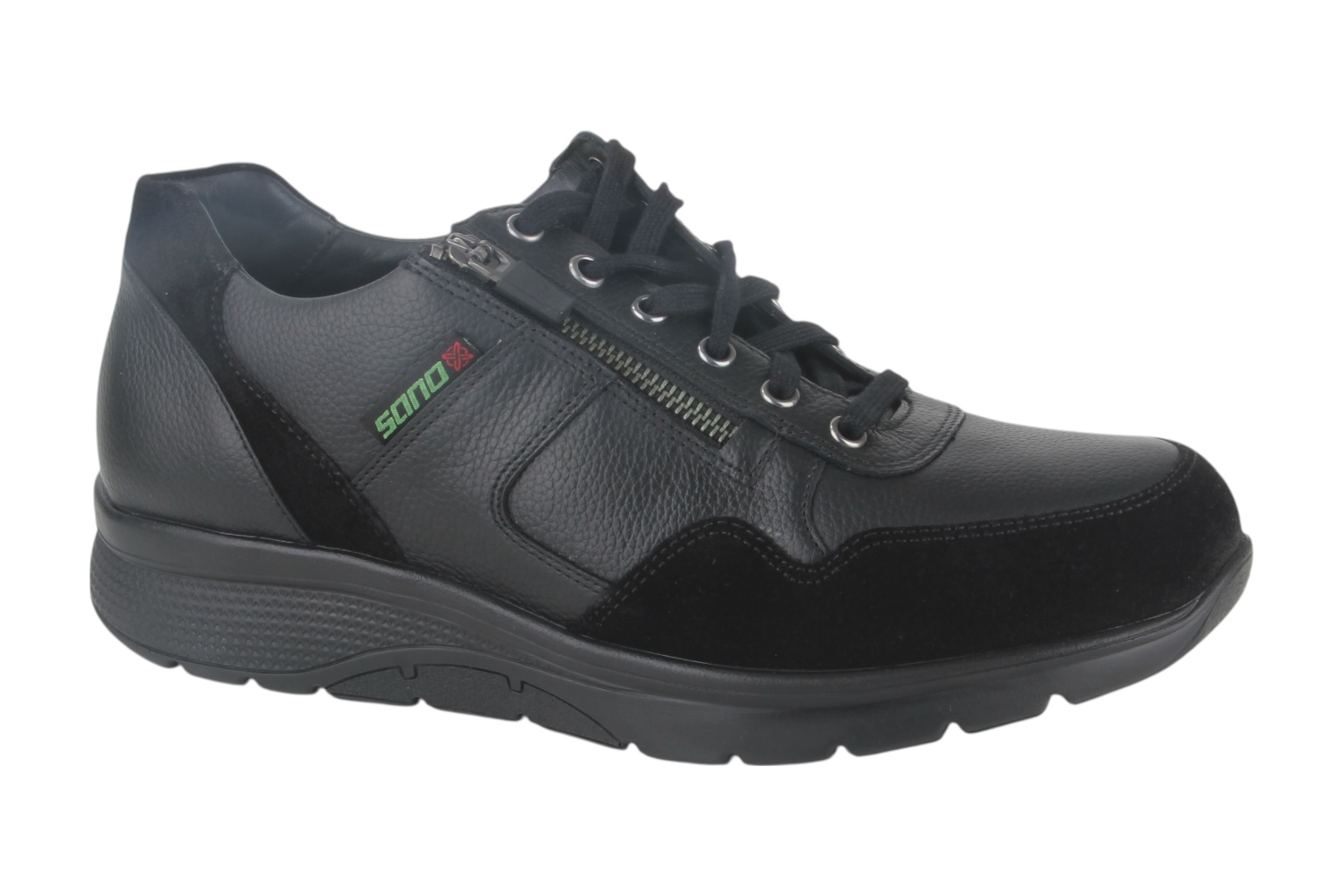 Mephisto Amory velsport 3600/nevada 1500 black heren veterschoenen sportief