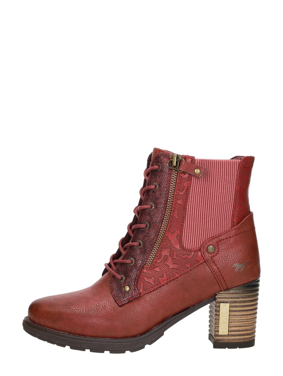 Mustang  Veterschoenen Hak