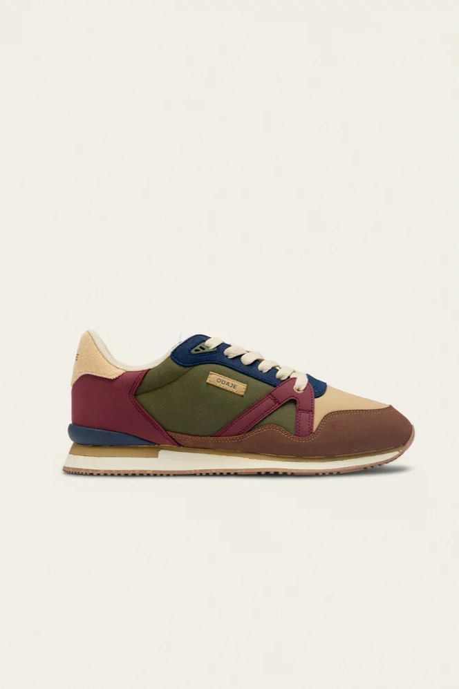 Odaje Herren vegan Sneaker Andre Navy/Taupe/Braun