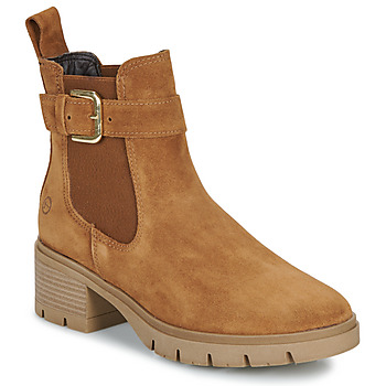 Tamaris Chelsea-boots blokhak, businessmode, enkellaars met decoratieve gesp