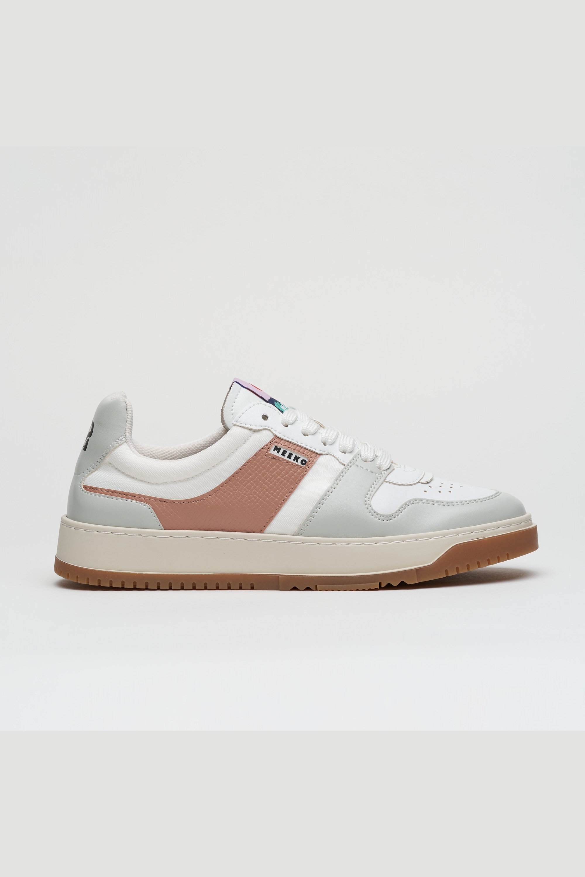MEEKO Herren vegan Sneaker Kiboko Rosa