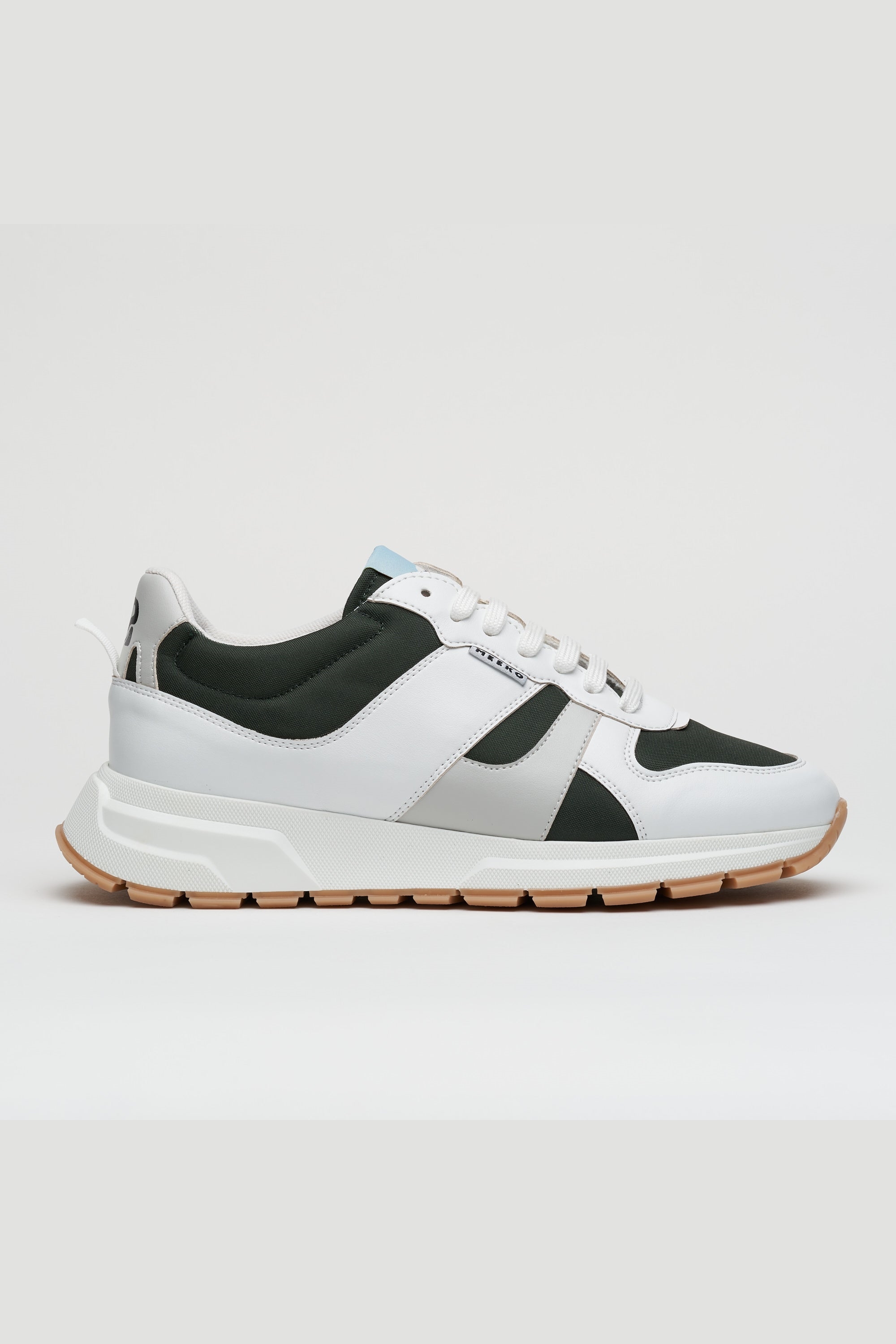 MEEKO Herren vegan Sneaker Coco Pongo Khaki GrÃ¼n