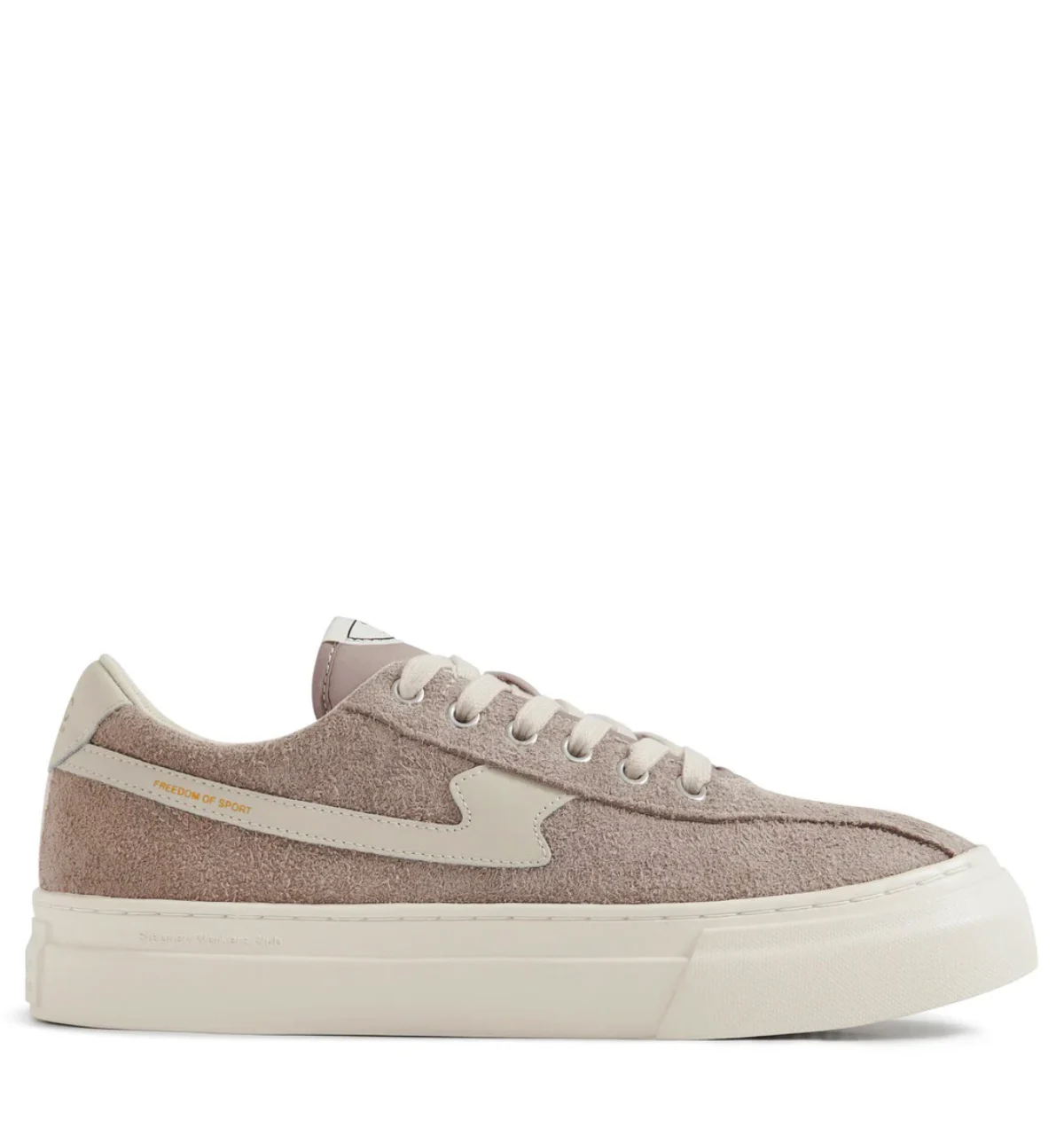 Stepney workers club S.w.c dellow s-strike cup suede taupe lage sneakers unisex