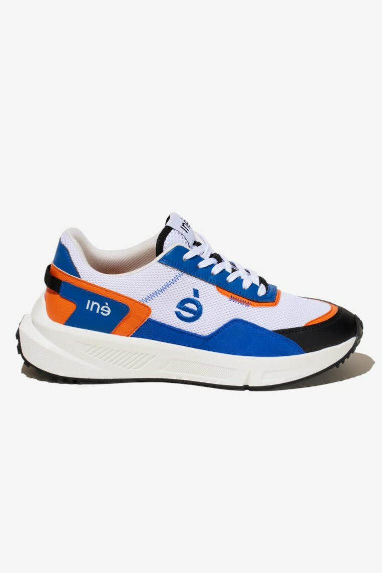 InÃ© Herren vegan Sneaker Vibes Orange & Blau
