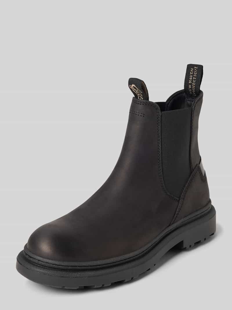 Gant Chelsea boots van leer met labeldetails, model 'Timbly'