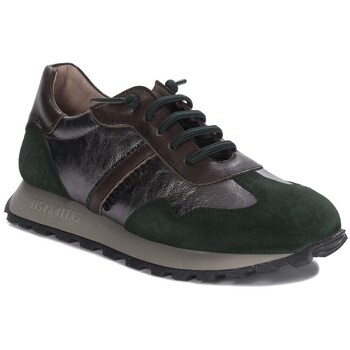 Hispanitas Lage Sneakers  Velour Forest Menorca Acero