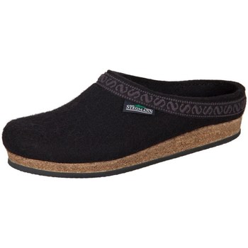 Stegmann Pantoffels  Black Wollfilz