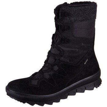 Legero Hoge Sneakers  Novara Schwarz Velour Textil