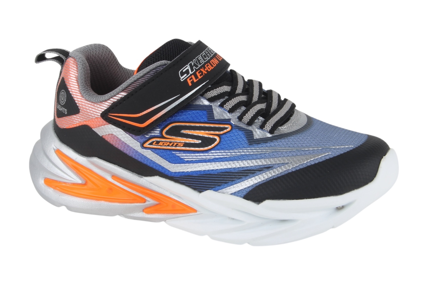 Skechers 400139l bksl jongens sneakers
