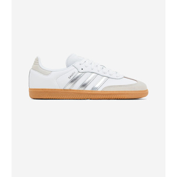 Adidas Lage Sneakers  Samba OG White Silver Metallic Grey (Women's)