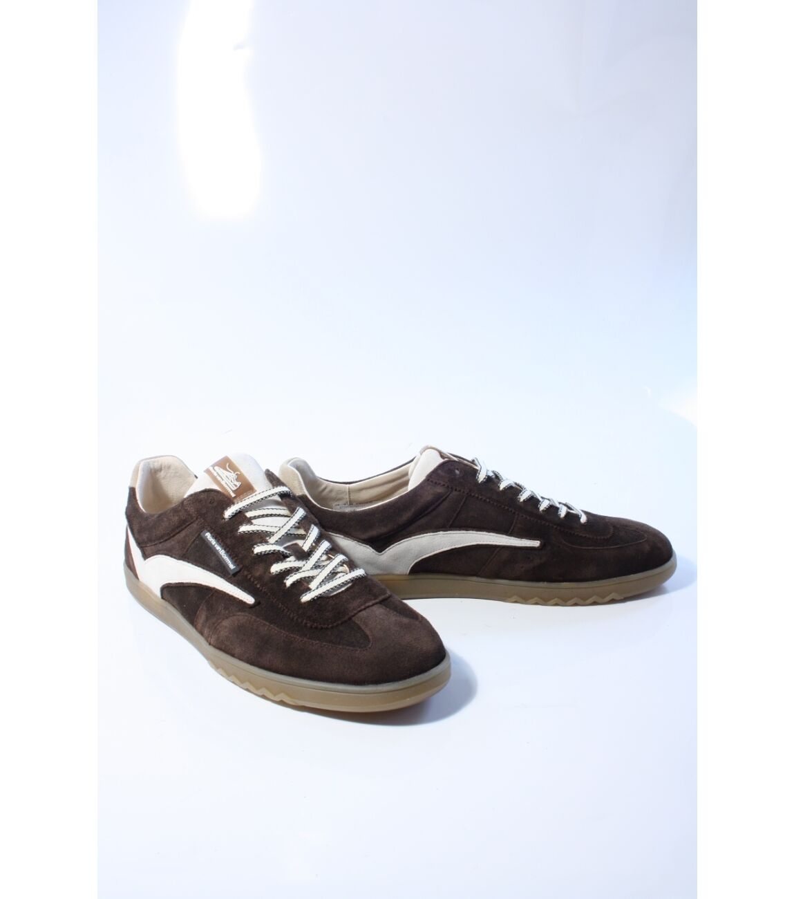 Floris van bommel Heren sneakers bruin 8.5