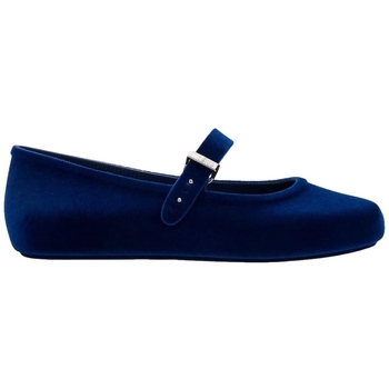 Melissa Ballerina's  Soft Ballerina Velvet II - Blue Flocked