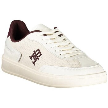 Tommy Hilfiger Plateausneakers TH HERITAGE SNEAKER PERF vrijetijdsschoen, lage schoen, veterschoen met th-logo-borduring
