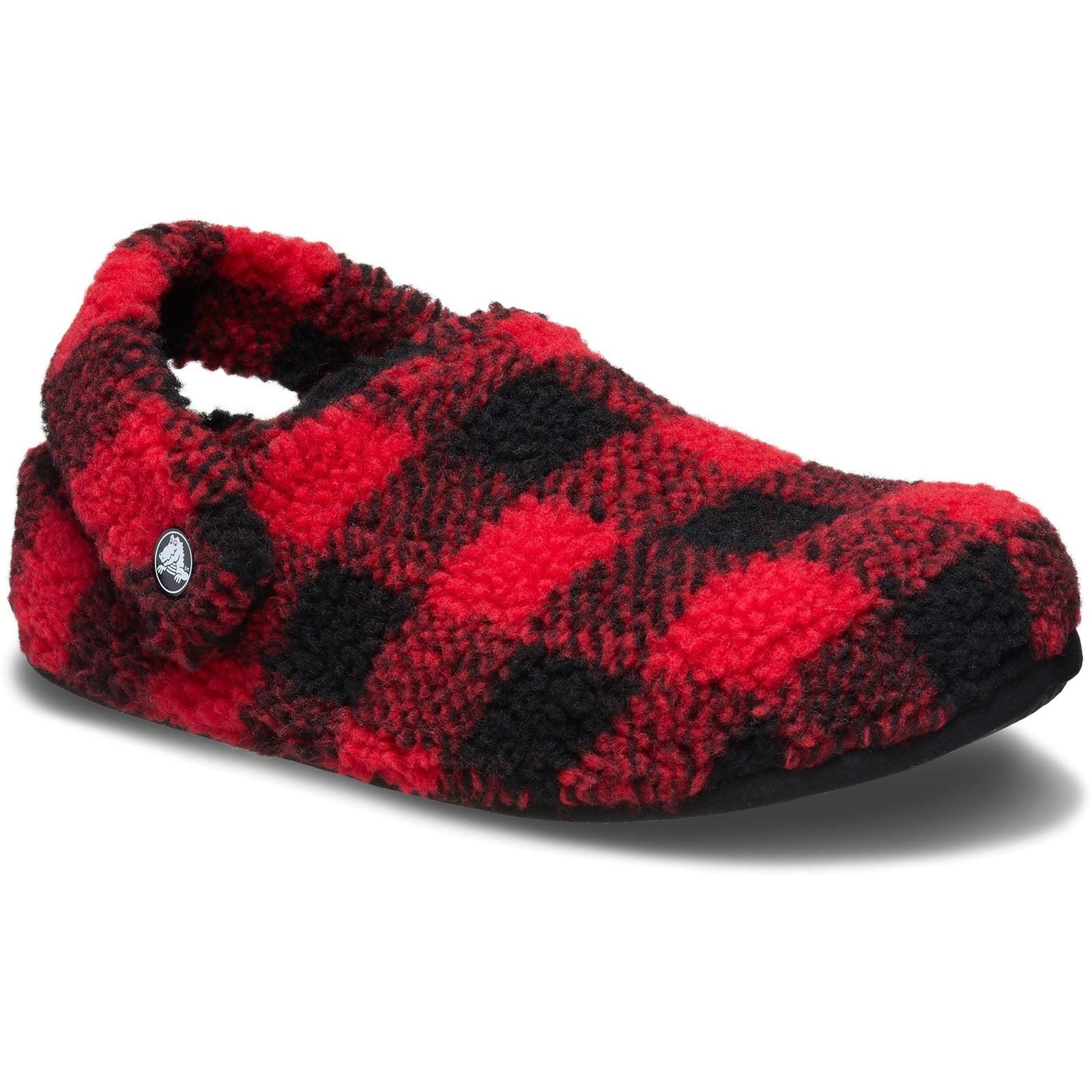 Crocs Pantoffels Classic Buff Check Cozzy Slipper Pantoffel, muilezel met geruit patroon