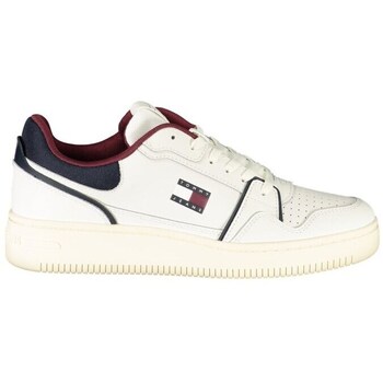 TOMMY JEANS Sneakers TJM RETRO BASKET , vrijetijdsschoen, halfhoge schoen, veterschoen met perforatiemotief