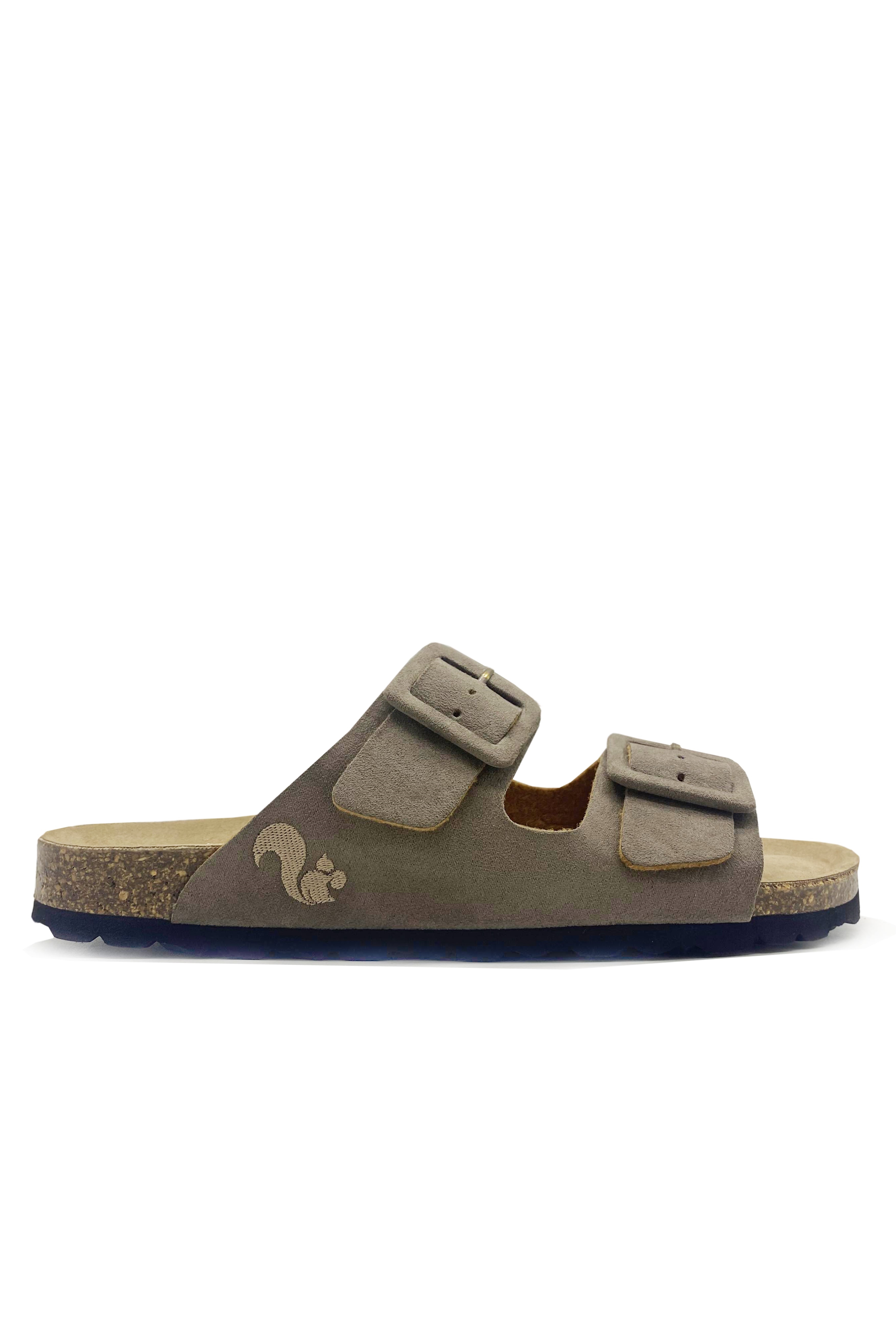 Thies Damen vegan Sandalen Eco Bio Covered Truffle