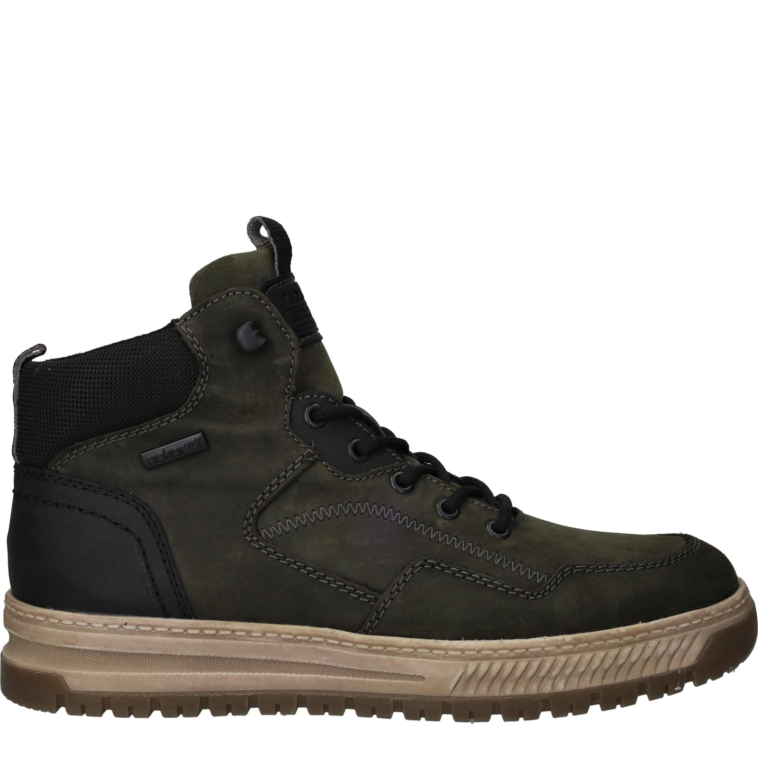 Rieker Veterschoenen Outdoorlaarzen, sneakerboots, TEX-membraan, met binnenritssluiting