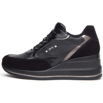 NeroGiardini Lage Sneakers  Arold Velo Guanto Naplak T.Brill Antracite Po