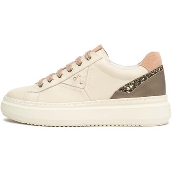NeroGiardini Lage Sneakers  Velvet 1039 Bagoya Brown T.Glitter Gr.Top Sab Velo