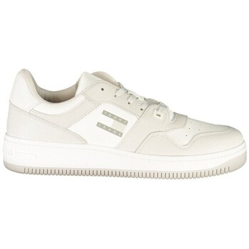TOMMY JEANS Sneakers TJM RETRO BASKET CUPSOLE TUMBLE , vrijetijdsschoen, halfschoen, veterschoen met gepolsterde schacht