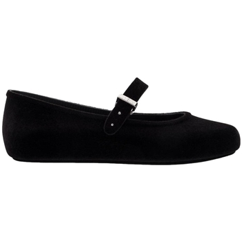 Melissa Ballerina's  Soft Ballerina Velvet II - Black Flocked