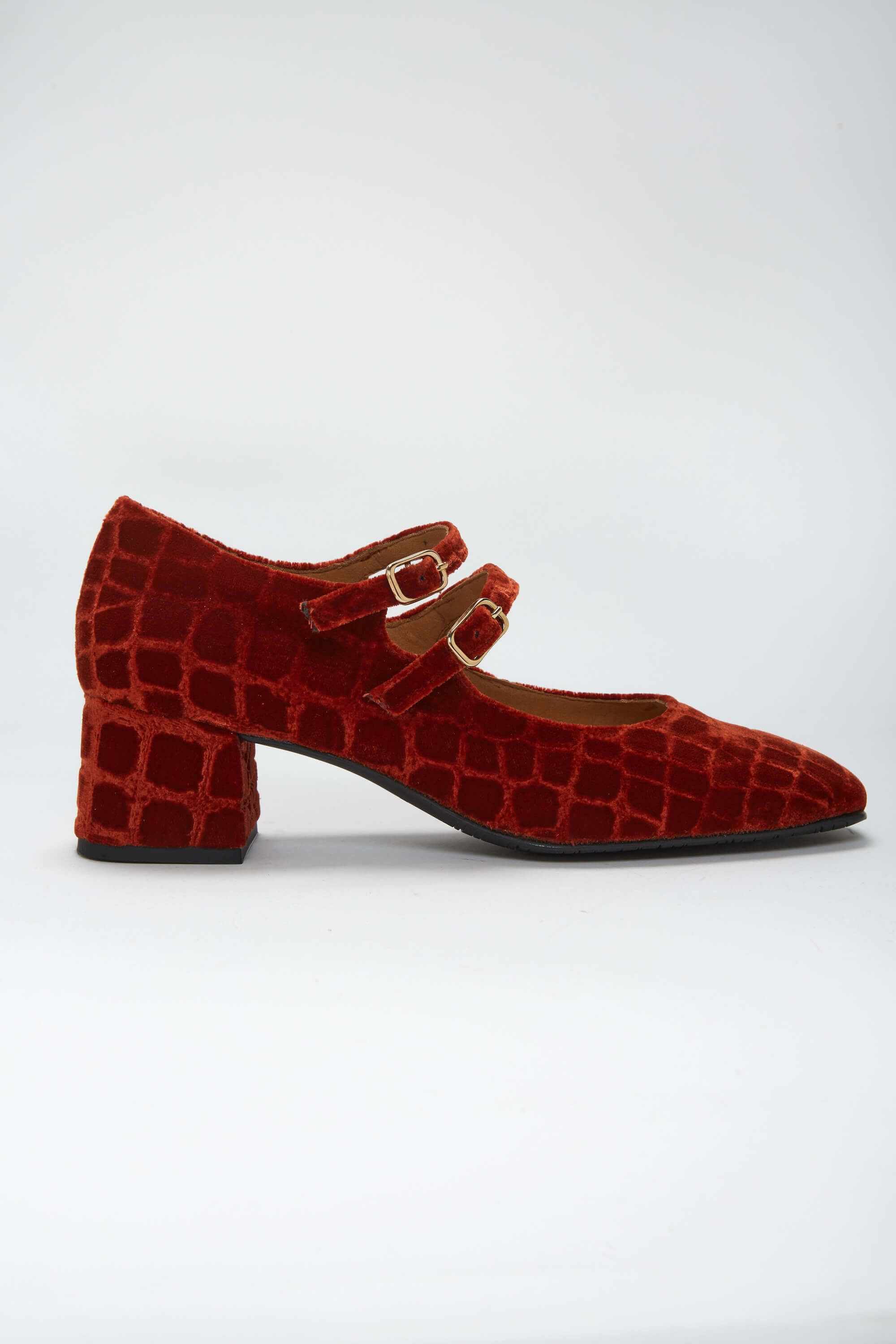 Momoc Damen vegan Pumps Pigalle Fliese Terracotta