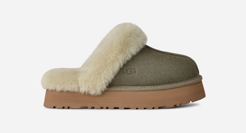 UGG Pantoffels DISQUETTE Huisslippers, huisschoen, clog met trendy plateau