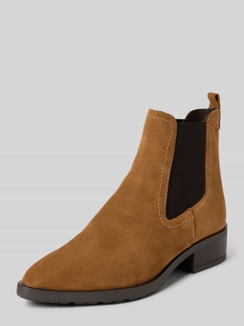 Tamaris Chelsea-boots van suède
