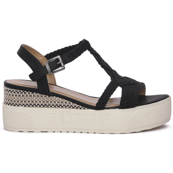 Mustang Sandalen  BLACK