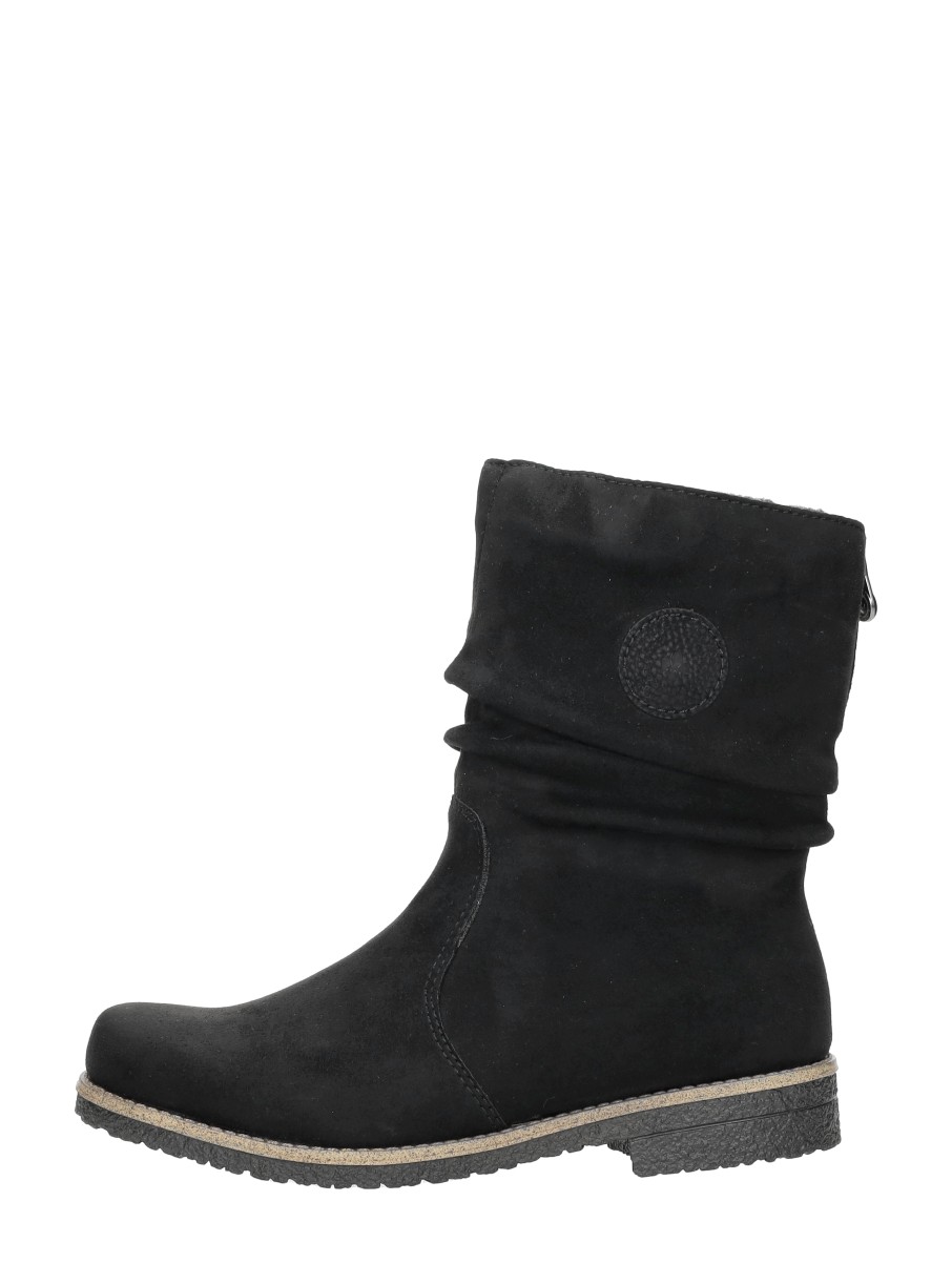 Rieker  Enkellaarsjes Plat