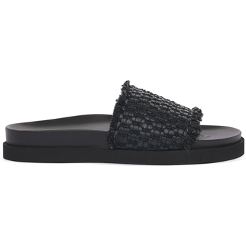 Angel Alarcon Sandalen  RAFIA NEGRO