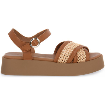 Frau Sandalen  RAFIA MACRAME ECRU